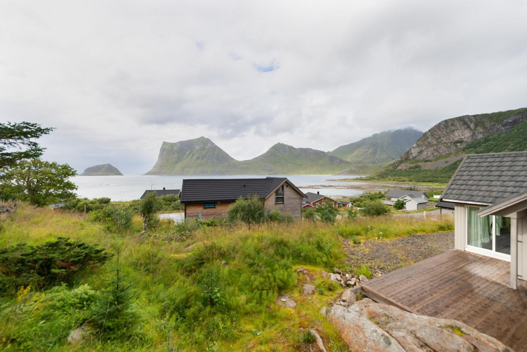 Haukland Beach Panorama Offersoya Zewnętrze zdjęcie